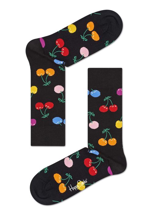 Happy Socks Kersen Cherry hoge sokken en kniekousen maat 41-46