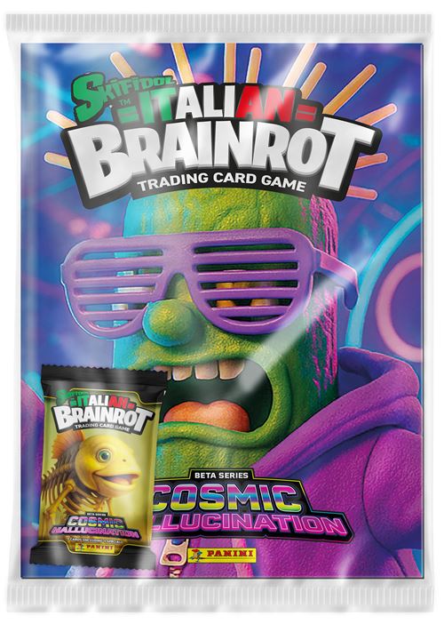 Carte à collectionner Panini Skifidol Italian Brainrot TCG Vol 2 Beta Starter 1 classeur + 1 pochette - Panini
