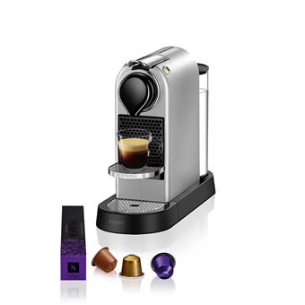 Nespresso Kaffeemaschine Krups CitiZ 19 bar Silber - 1