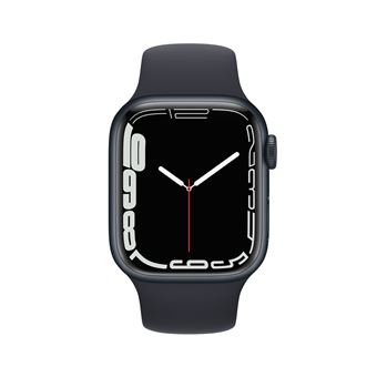 Apple Watch Series 7 GPS, 41mm boîtier Aluminium Minuit avec Bracelet Sport Minuit Reconditionné