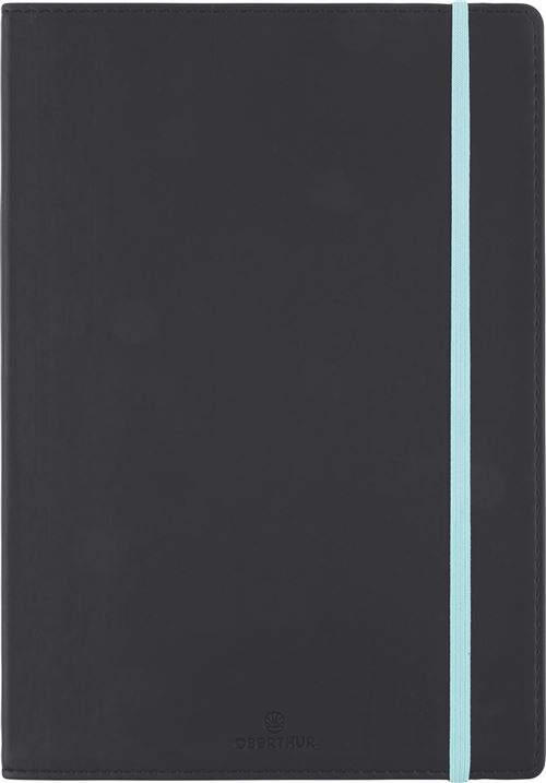 CARNET A5 CARMEN NOIR - 200 PAGES - SOUPLE - LIGNE