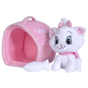 Peluche Disney Marie dans niche 20 cm