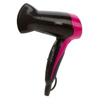 Sèche-cheveux de voyage Okoia HD15 1200 W Noir et Rose