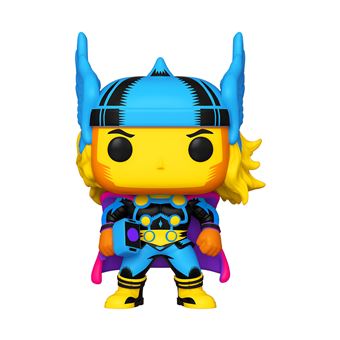 Figurine Funko Pop Marvel Black Light Thor Avant-première Fnac