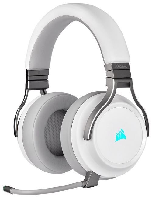 Casque Gaming sans fil Wifi Corsair Virtuoso RVB Blanc perlé Reconditionné à neuf