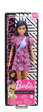 Poupée Barbie Fashionistas Robe Python