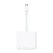 Apple Digital AV Multiport Adapter - Adaptateur vidéo - 24 pin USB-C mâle pour USB, HDMI, USB-C (alimentation uniquement) femelle - support 4K