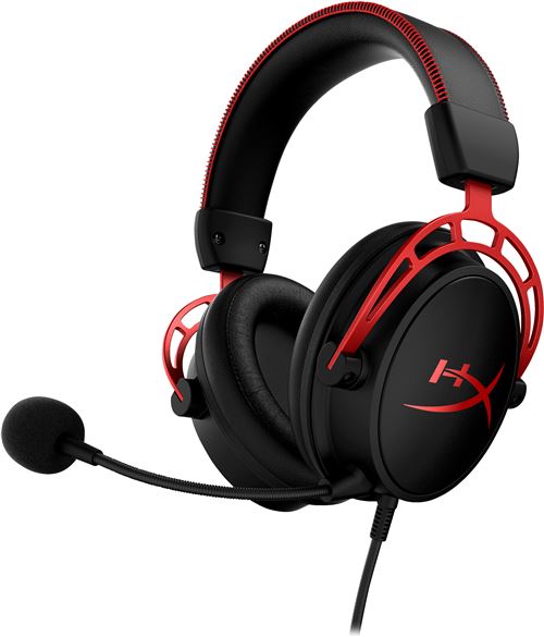 Casque Gaming filaire HyperX Cloud Alpha Noir et Rouge