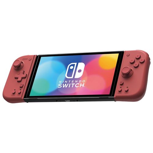Manette Hori Split Pad Compact pour Nintendo Switch Rouge Abricot