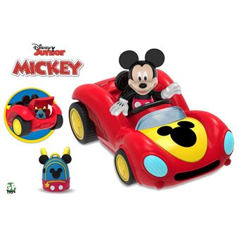 Figurine articulée Mickey et Minnie Mickey Vehicule Pompier 7,5 cm - 1