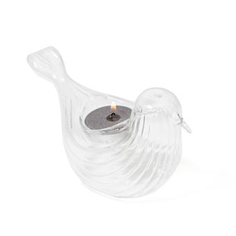 Oiseau en verre phosphorescent.