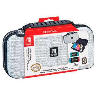 Pochette de transport officielle Nacon Gris pour Nintendo Switch + Boîtes de rangement