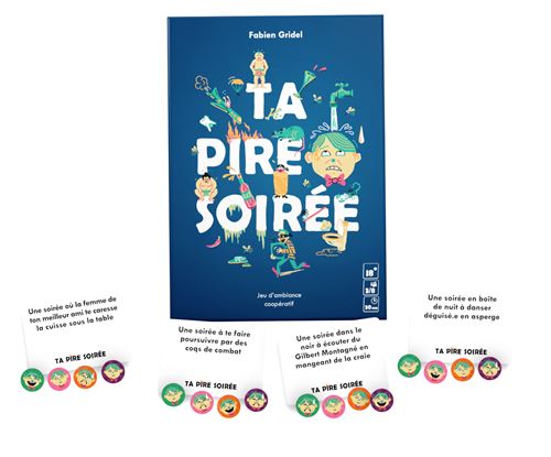 Jeu d'Ambiance Ta Pire Soirée Gigamic JTAP – Devinez les Soirées Catastrophiques