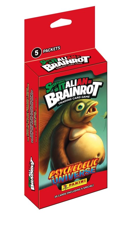 Manuelkant Album De Classeur + 24 Sachets Scellés – Collection Skifidol Italian Brainrot TCG – Cartes à Collectionner Psyé Délirantes