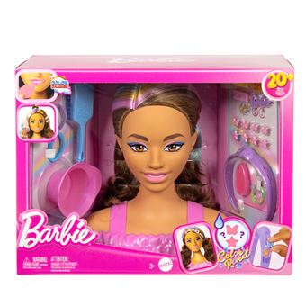 Barbiepuppe Frisierkopf - Braun - 1