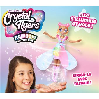 Poupée Hatchimals Crystal Flyers Rainbow Glitter Idol