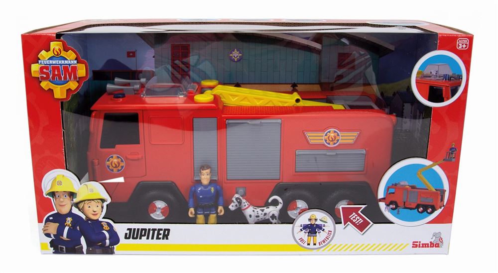 Camion de pompiers jouet avec pompier Sam Venus 2.0 Simba