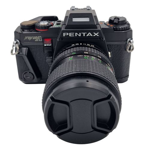 Appareil photo reflex Pentax Program A 35-70mm f3.5-4.5 MC Cosinon-Z Noir Reconditionné