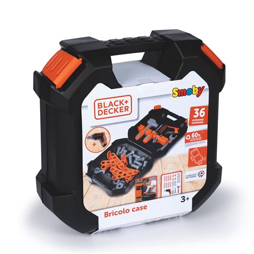 Smoby Multicolore Atelier De Bricolage Mallette À Outils Black + Decker