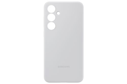 Coque en silicone pour Samsung Galaxy S24 FE Gris