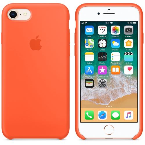 coque silicone orange iphone xr