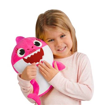 Peluche interactive musicale Baby Shark 30 cm Rose