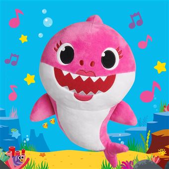 Peluche interactive musicale Baby Shark 30 cm Rose