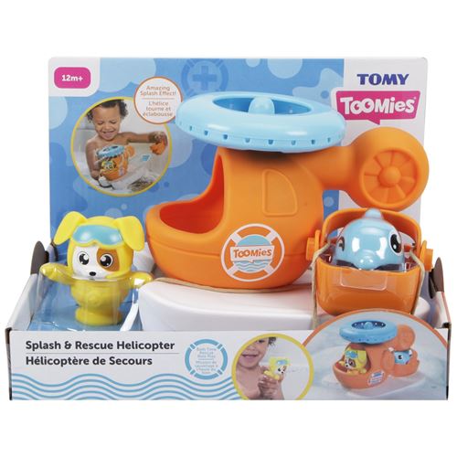 Jouet pour le bain Tomy Hélicoptère de Secours