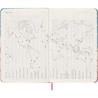 Agenda scolaire Moleskine 2022 2023 Semainier Sakura format de poche Oiseaux