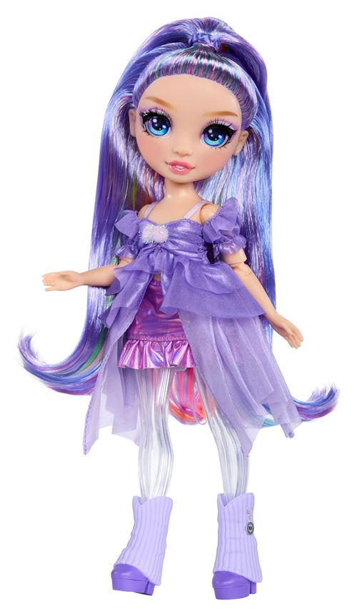 Poupée mannequin avec slime Rainbow High Shimmers Violet 27 cm