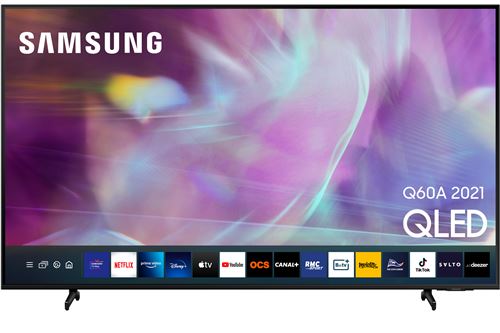 TV Samsung 65 QLED QE65Q60A 4K UHD Noir 2021
