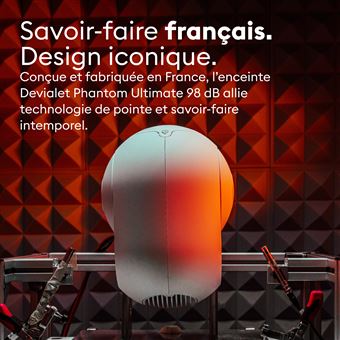Socle Devialet Tree Phantom Ultimate 98 DB Light Pearl - Support D'enceinte - Achat & Prix