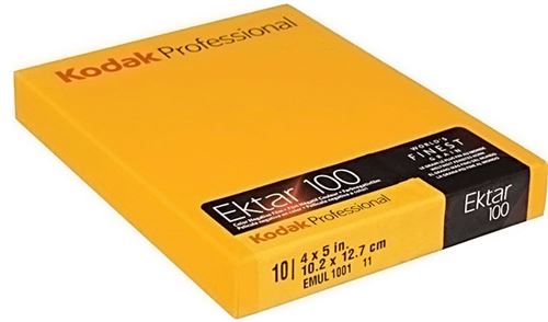 10 Films 4X5 Kodak Ektar 100 Professionnel