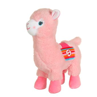 Peluche Gipsy Lama Sonore 30 cm Rose