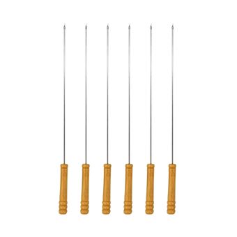 Set de 6 Brochettes La Cuisine de Thom en bambou - 1
