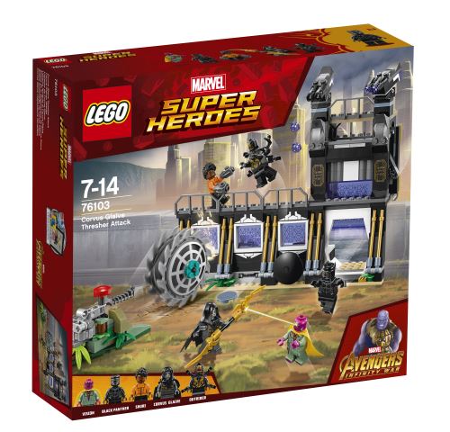 LEGO Marvel Super Heroes 76103 L'attaque de Corvus Glaive 