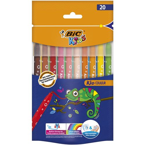 Etui de 20 Feutres de coloriage Bic Kids Bulles