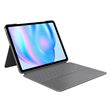 Etui clavier Logitech Combo Touch Gris pour iPad Air 13" M2 et M3 2024 et 2025