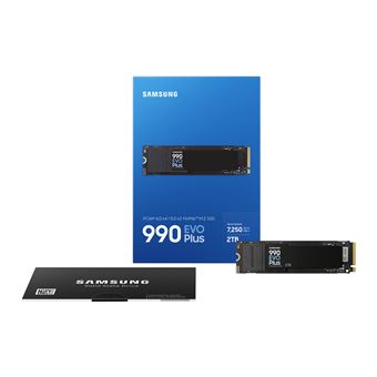 Samsung 990 EVO Plus 2TB NVMe SSD 本体 Samsung 990 EVO Plus MZ-V9S2T0 - Interne SSD - 2 TB - Schwarz