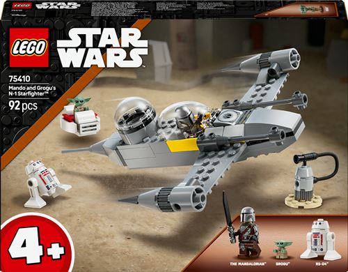 Lego Star Wars Garçons Noir Lego® Star Wars™ 75410 Le Chasseur N-1 De Mando Et Grogu