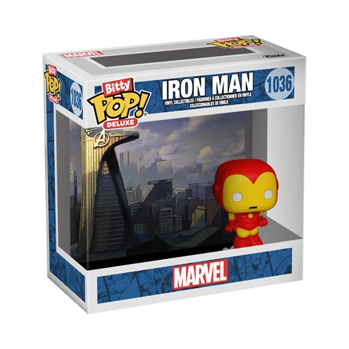 Funko Bitty Pop Deluxe Iron Man Avenger Tower - vue 2
