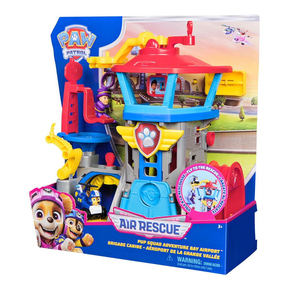 Pat'Patrouille Quartier Général Marine Pup Squad + Voiture Stella - Jouet Enfant 3 Ans+ Le Film