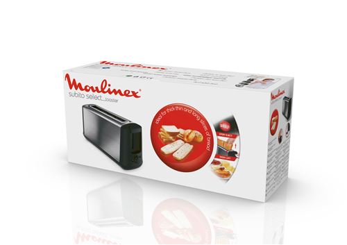 Grille pain Moulinex SUBITO NOIR METALLISE LT340800 - Cdiscount