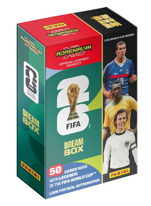 Carte à collectionner Panini Coupe du Monde de la Fifa 26™ TCG Dream box 50 cartes - Panini