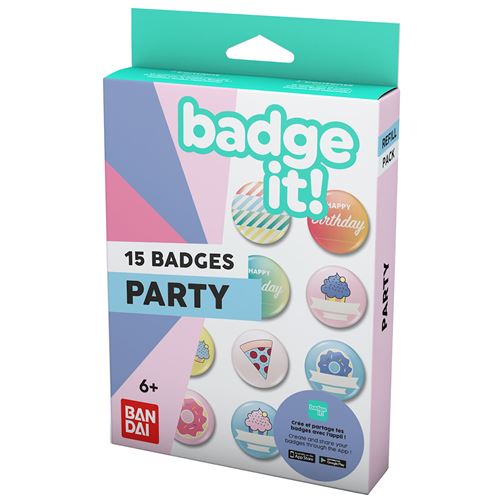 Recharge Badge It Party Bandai