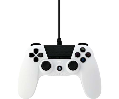 Manette PS4 filaire Under Control Blanc