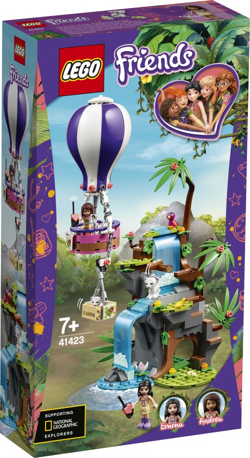 LEGO® Friends 41423 Le sauvetage des tigres en montgolfière