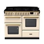 PIANO DE CUISSON ESTEL DELUXE OC TAB MIX 110 CM CREME PASTEL LAITON ANTIQUE