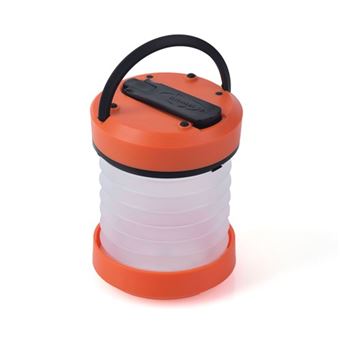 Lampe torche Nature et Découvertes dynamo rétractable Orange et blanc - 1