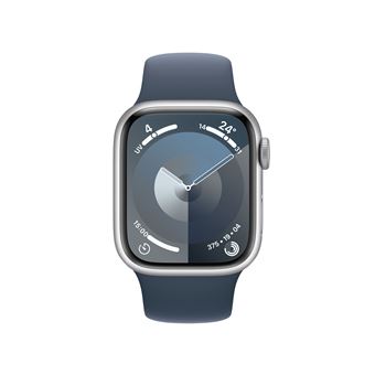 Apple Watch Series 9 (GPS) - 41 mm - montre intelligente avec bande sport - fluoroélastomère - taille du bracelet : S/M